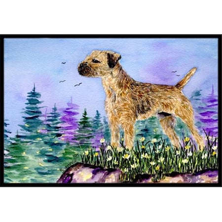 Carolines Treasures Carolines Treasures SS8664JMAT 24 x 36 in. Border Terrier Indoor Or Outdoor Mat SS8664JMAT